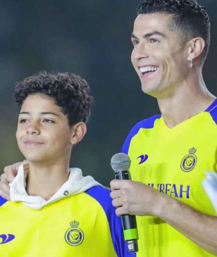 ronaldo e il figlio