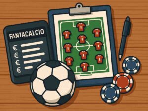 Fantacalcio, immagine generata con AI