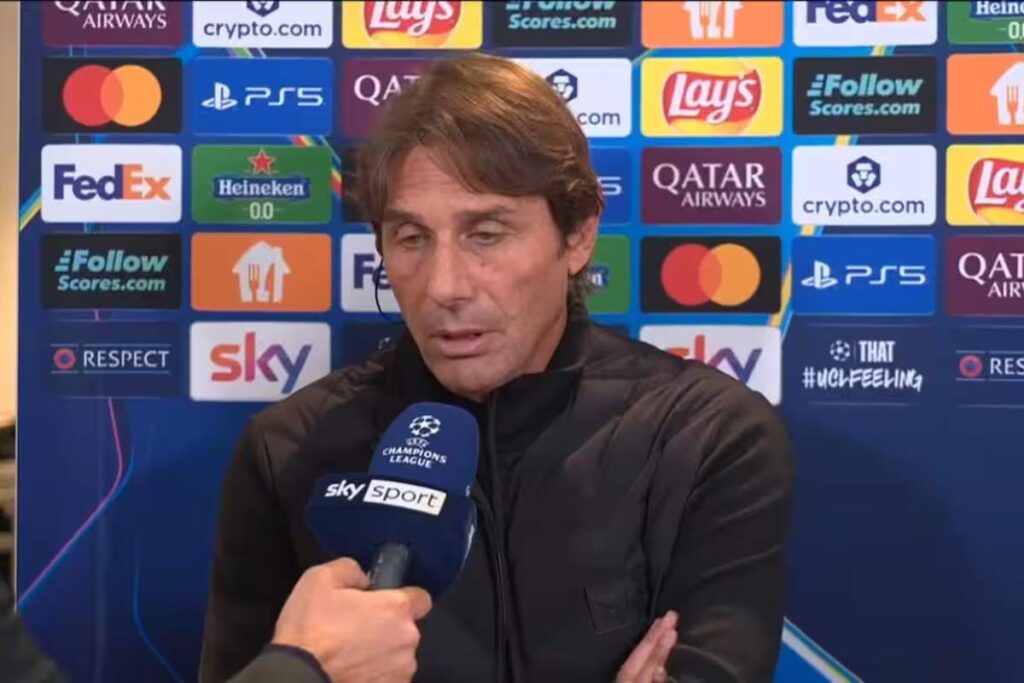 Antonio Conte parla dopo Genoa-Napoli 2-3